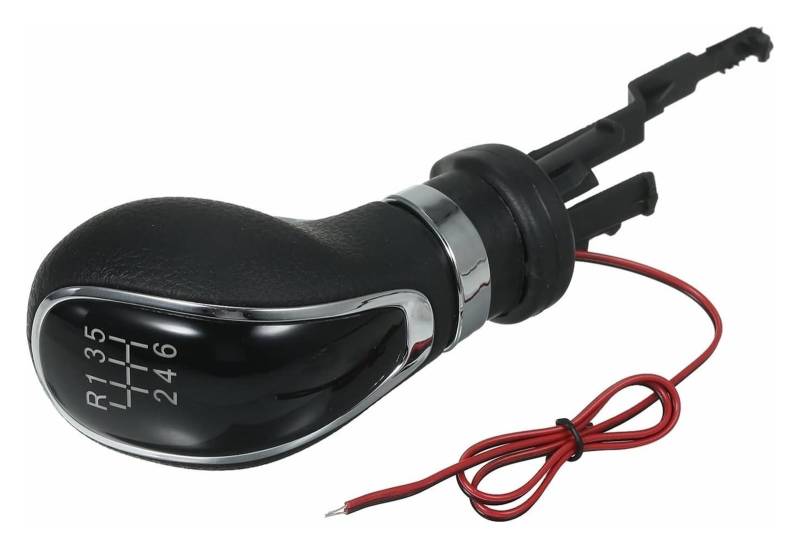 Für Vauxhall Für Astra Für Insignia 2009-2013 Auto Schaltknauf Manuelle 6-Gang Kopf Griff Hebel Schaltknauf Kopf(Blue Light 6 Speed) von BGHGCVAOK
