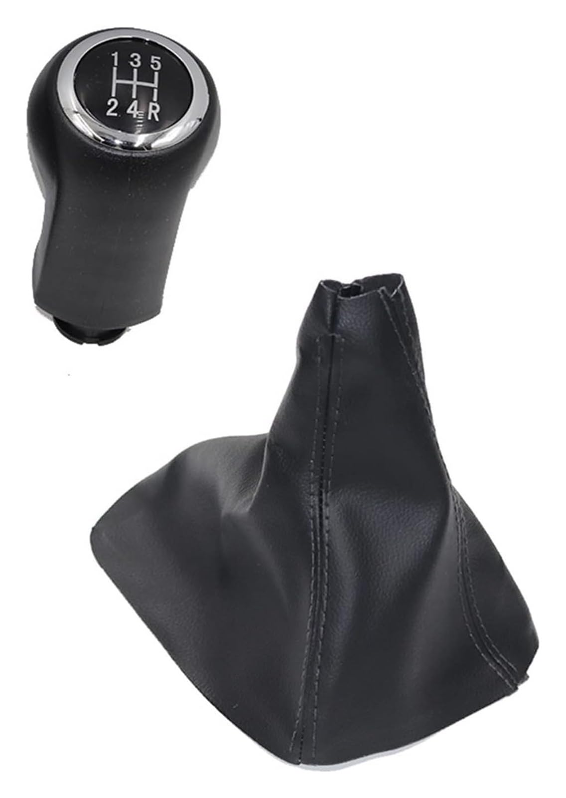 Für Zafira B 2005-2014 5/6 Geschwindigkeit Auto Shift Schaltknauf Mit Leder Getriebe Schalthebel Schalt Griff Schaltknauf Kopf(12345r Pair) von BGHGCVAOK