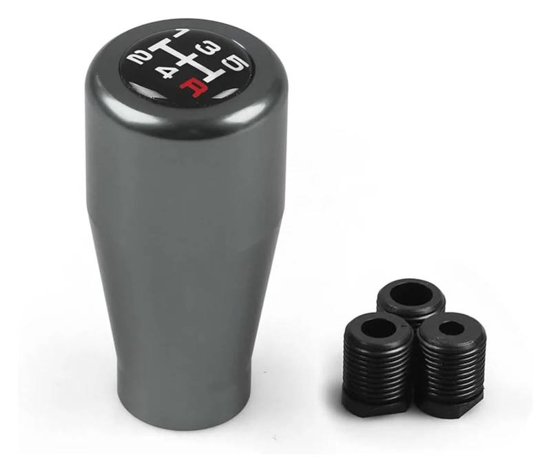 Klassischer Stil Universal Racing 5 Gang Auto Schaltknauf Manueller Automatik Schalthebel Stick Shifter Handball Schaltknauf Kopf(Titanium) von BGHGCVAOK