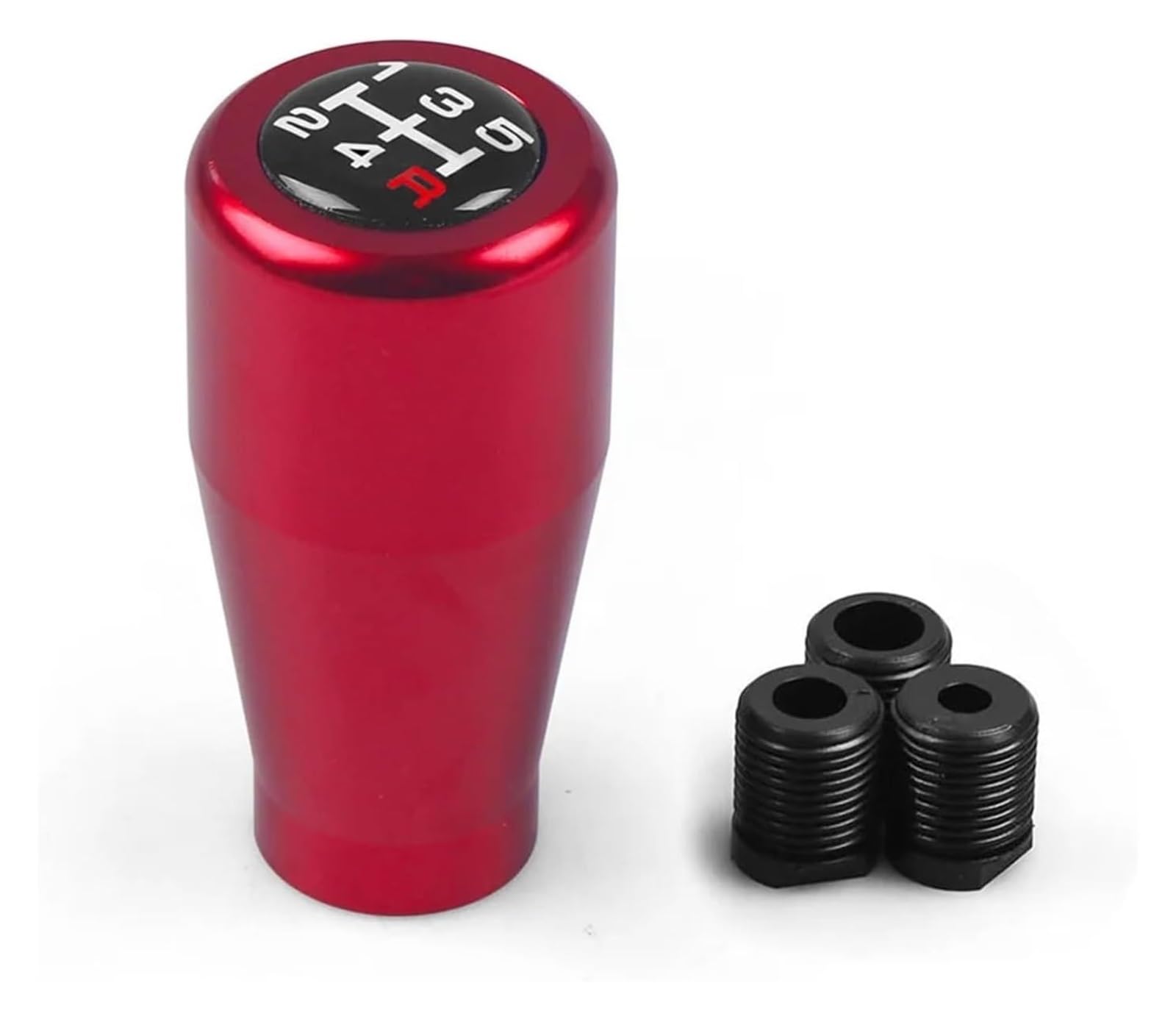 Klassischer Stil Universal Racing 5 Gang Auto Schaltknauf Manueller Automatik Schalthebel Stick Shifter Handball Schaltknauf Kopf(rot) von BGHGCVAOK