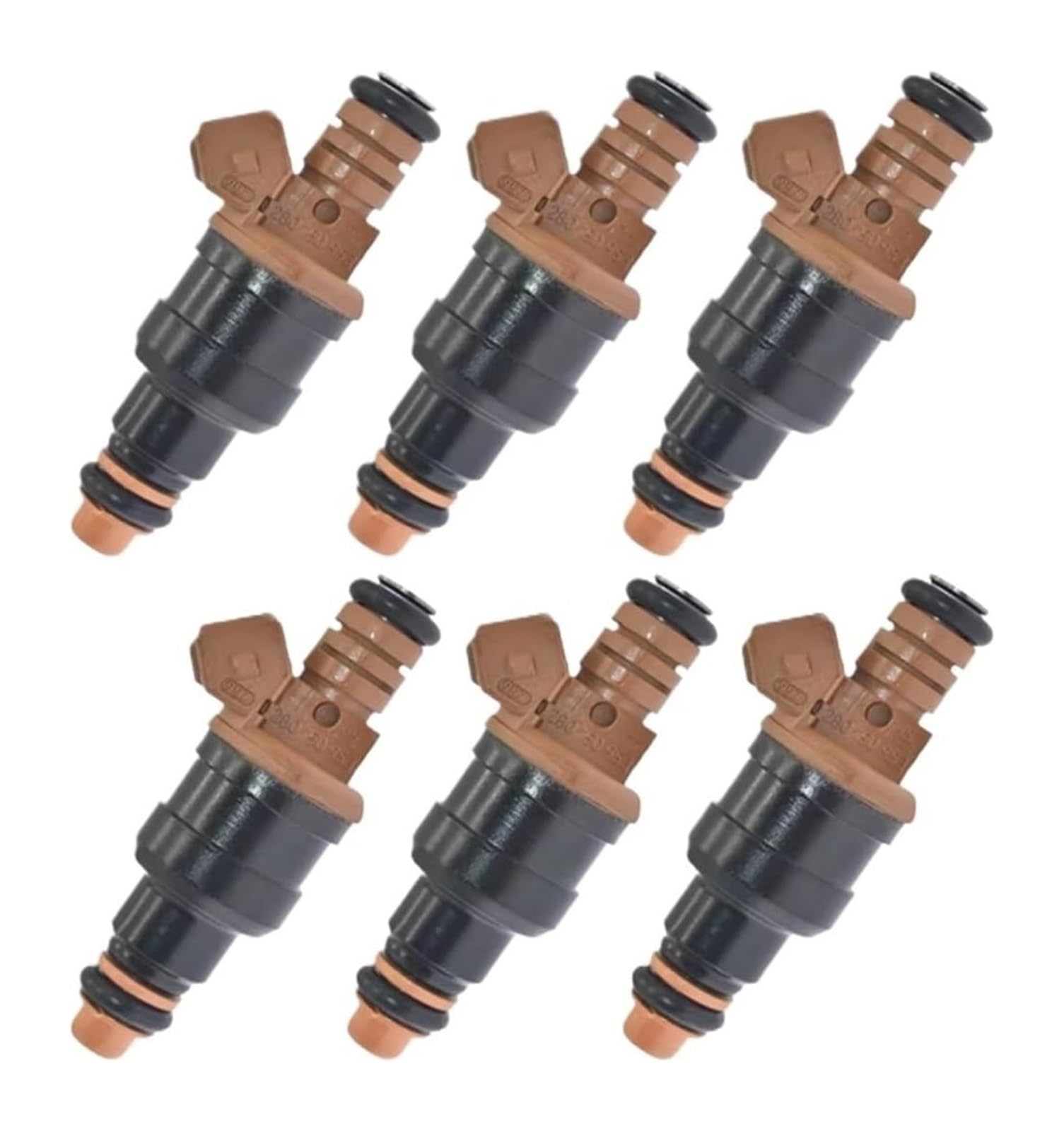 Kraftstoffeinspritzdüsen Autozubehör 1/6X 0280150953 Kraftstoffeinspritzdüse Kraftstoffsprühdüse Kraftstoff-Benzin-Einspritzdüse(6PCS) von BGHGCVAOK