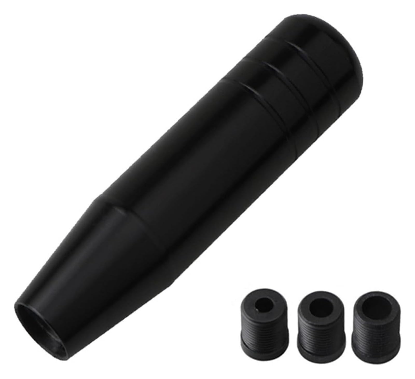 Universal Auto 13cm 18cm Länge Manuelle Schaltknauf Racing Auto Shift Schaltknauf Mit 3 Adapter Stick Shifter Handball Schaltknauf Kopf(13cm Black) von BGHGCVAOK