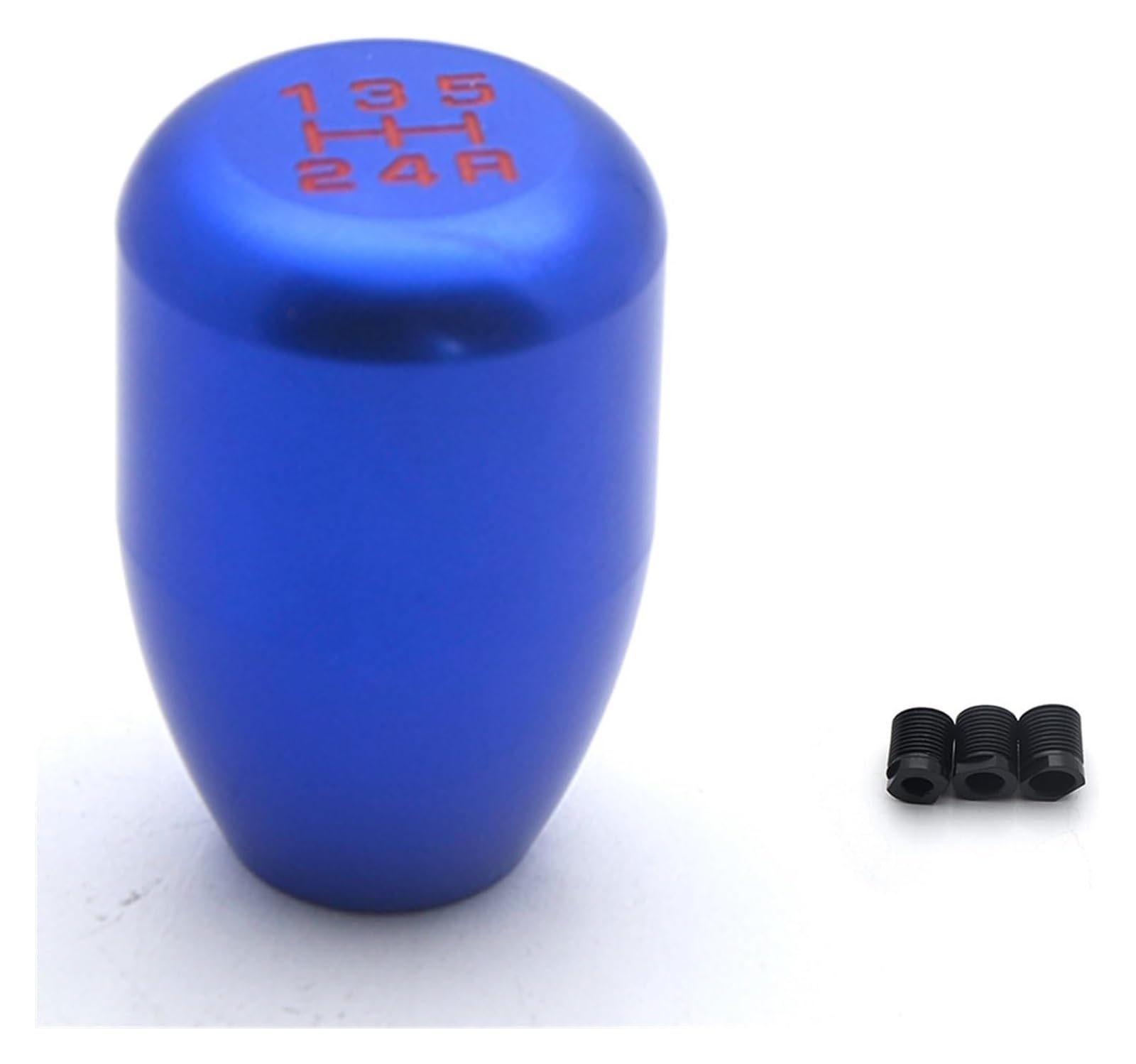 Universal Racing 5 Geschwindigkeit Auto Getriebe Shifter Knauf Manuelle Automatische Legierung Schalthebel Stick Shifter Handball Schaltknauf Kopf(Blau) von BGHGCVAOK