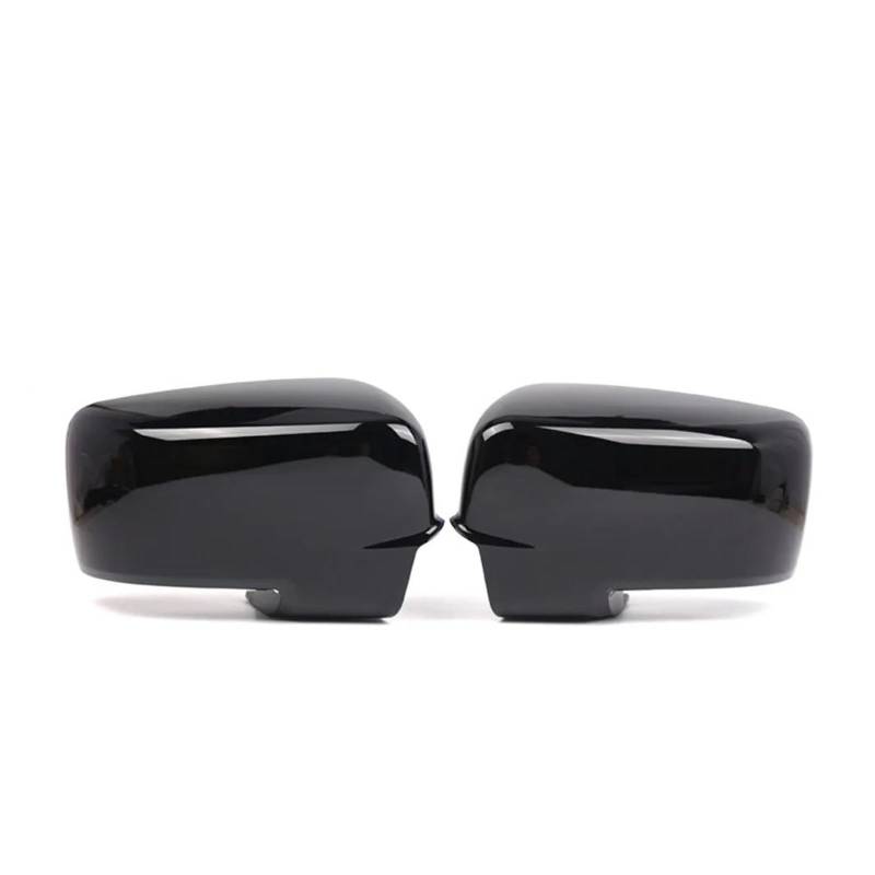 BGRVCKS Für Dodge Für Ram 1500 2500 3500 4500 2009 2010 2011 2012 Rückspiegel-Abdeckkappe Ersatz Modifizierter Stil Auto Außenspiegelabdeckung(Schwarz) von BGRVCKS