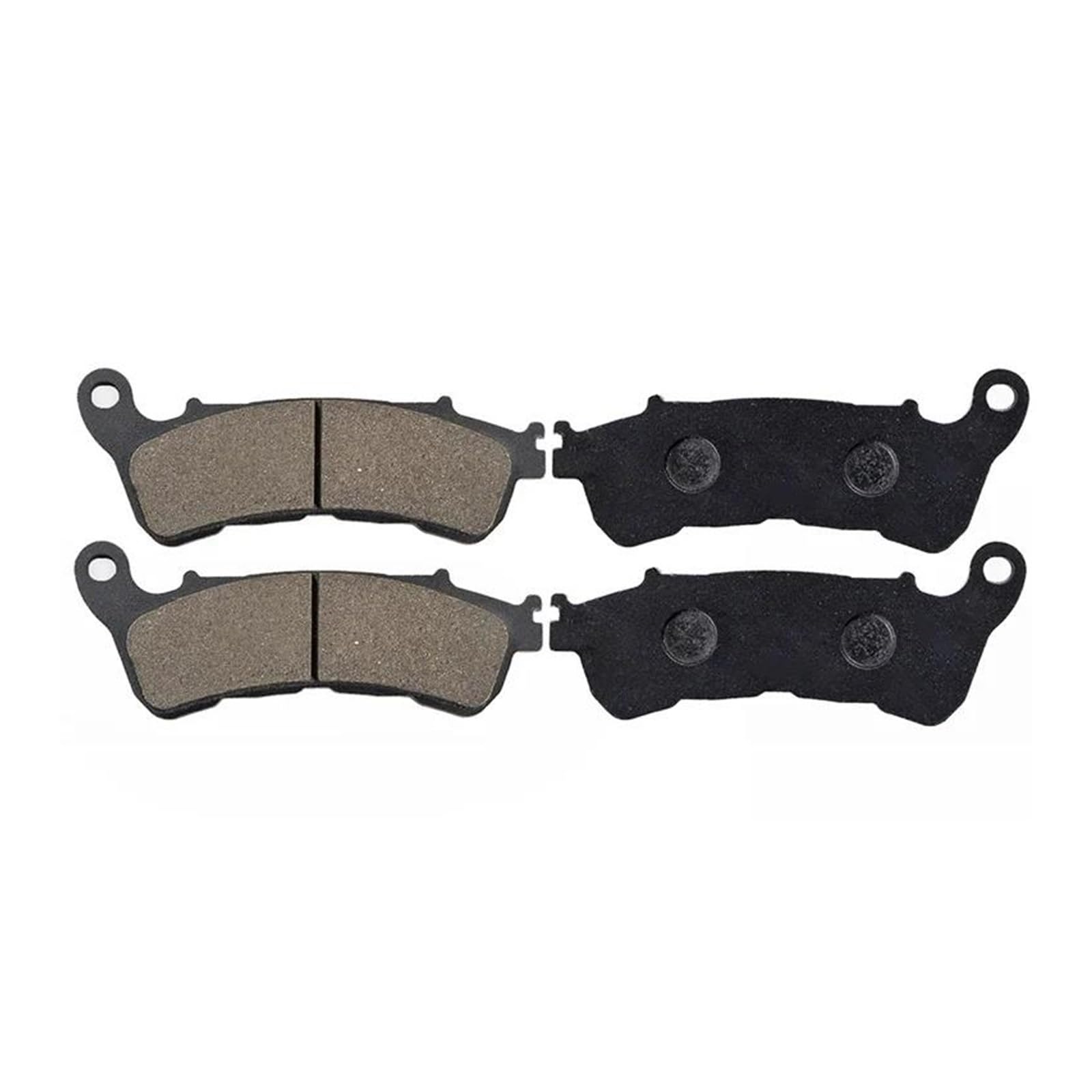 Motorrad-Bremsbeläge Bremsbelagsatz Motorrad Vorne Und Hinten NT700/NT 700 Für Deauville 2006-2013 Und VFR800 2006 2007 2008 2009 Bremsklötze moto(Vorne 2 Paare) von BGRVCKS