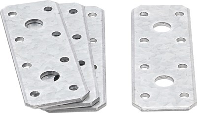 Bgs Do It Yourself Flachverbinder, 100 x 35 x 2 mm, 4-tlg. [Hersteller-Nr. 80784] von BGS Do it yourself