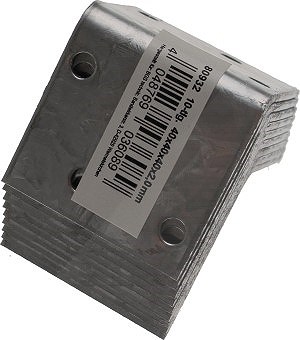 Bgs Do It Yourself Winkelverbinder - 40 x 40 x 40 mm - 10-tlg. [Hersteller-Nr. 80932] von BGS Do it yourself