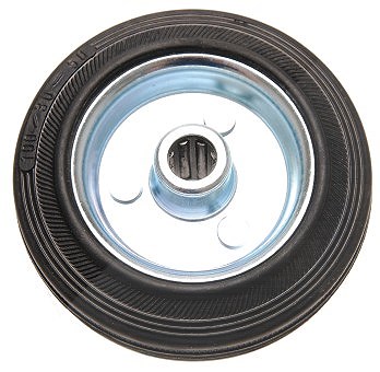 Bgs Do It Yourself Vollgummi-Rad - Stahlfelge - Ø 100 mm [Hersteller-Nr. 80959] von BGS Do it yourself