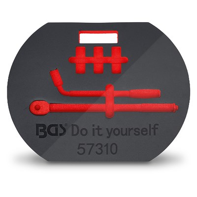 Bgs Do It Yourself Schaumeinlage, leer, für Art. 57310 [Hersteller-Nr. 57310-1] von BGS Do it yourself