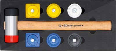 Bgs Do It Yourself Wechselkopf-Hammer-Satz, Ø 43 mm, 9-tlg. [Hersteller-Nr. 52101] von BGS Do it yourself