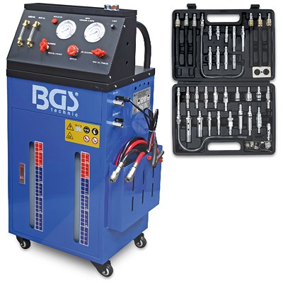 Bgs Automatikgetriebeöl-Wechsel und Reinigungsgerät mit Adapter-Satz [Hersteller-Nr. 7082] von BGS