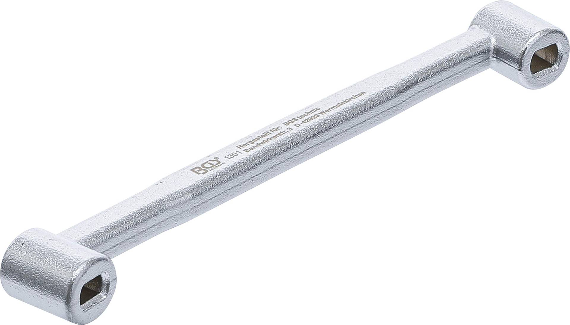 BGS 1301 | Stoßdämpfer-Gegenhalter-Schlüssel | für Stoßdämpfer mit Ovalzapfen, Verchromt BGS 1301 | Stoßdämpfer-Gegenhalter-Schlüssel | für Stoßdämpfer mit Ovalzapfen, Verchromt von BGS