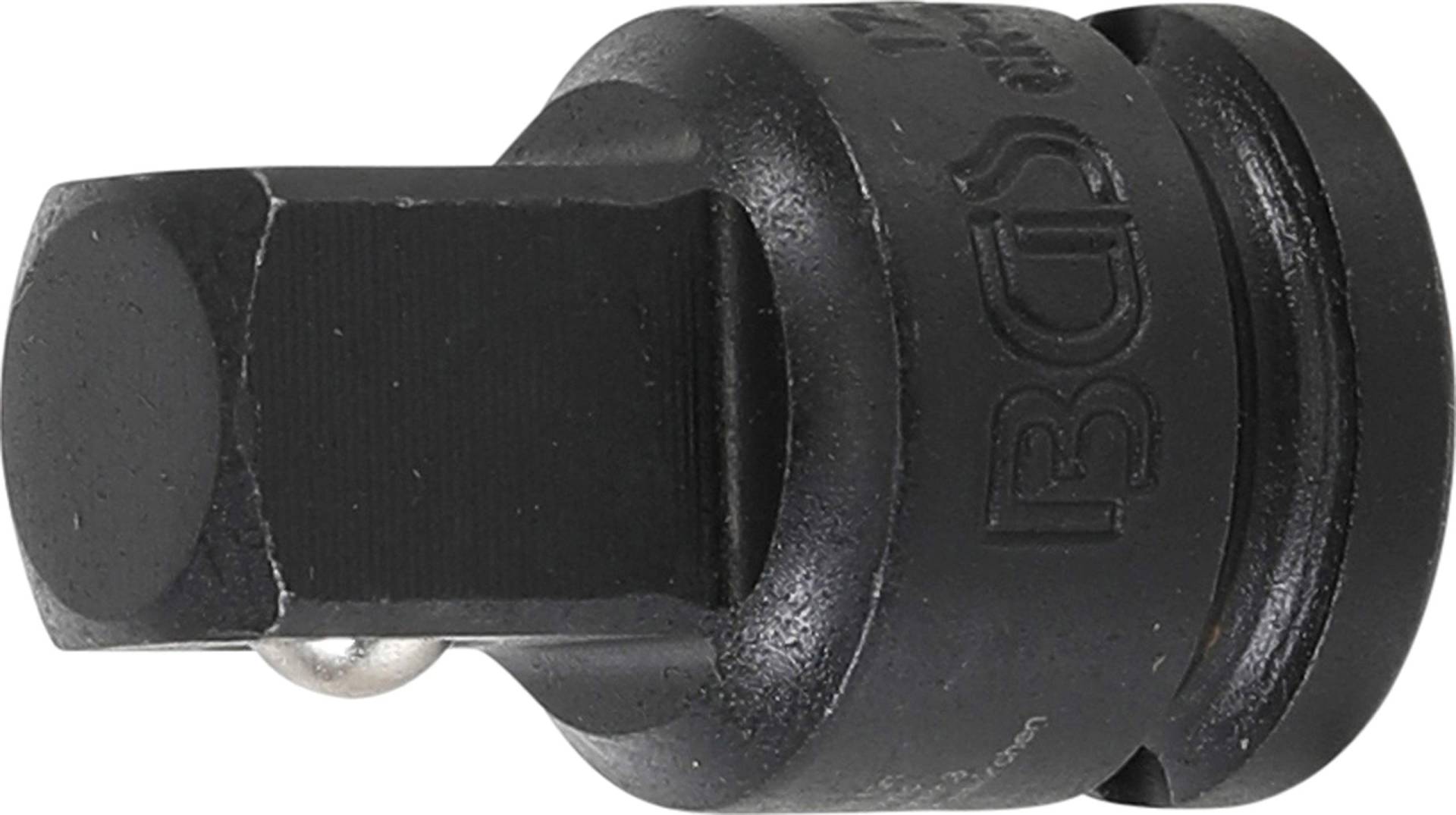 BGS BGS-174 174 | Kraft-Steckschlüssel-Adapter | Innenvierkant 10 mm (3/8") - Außenvierkant 12,5 mm (1/2") | Reduzierstück, Reduzierung | Schlagschrauber von BGS