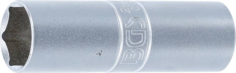 BGS 2425 | Zündkerzen-Einsatz Sechskant | dünnwandig | Antrieb Innenvierkant 12,5 mm (1/2") | SW 16 mm von BGS