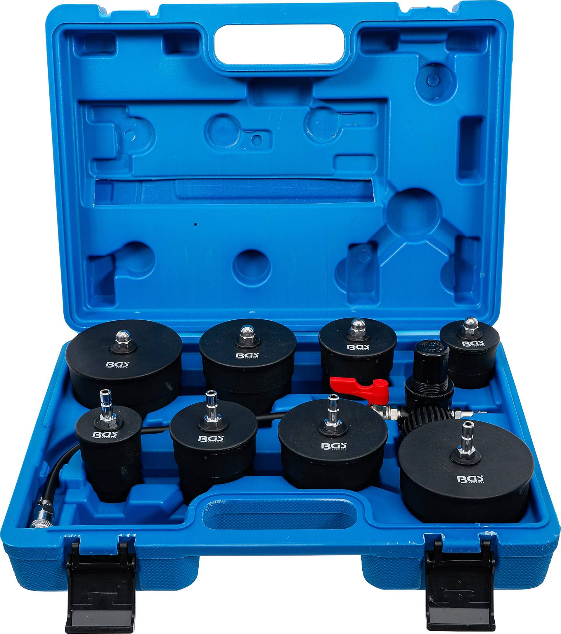 BGS 70339 | Turbolader-Ladeluft-System-Prüfkoffer-Satz | 9-tlg. BGS 70339 | Turbolader-Ladeluft-System-Prüfkoffer-Satz | 9-tlg. von BGS