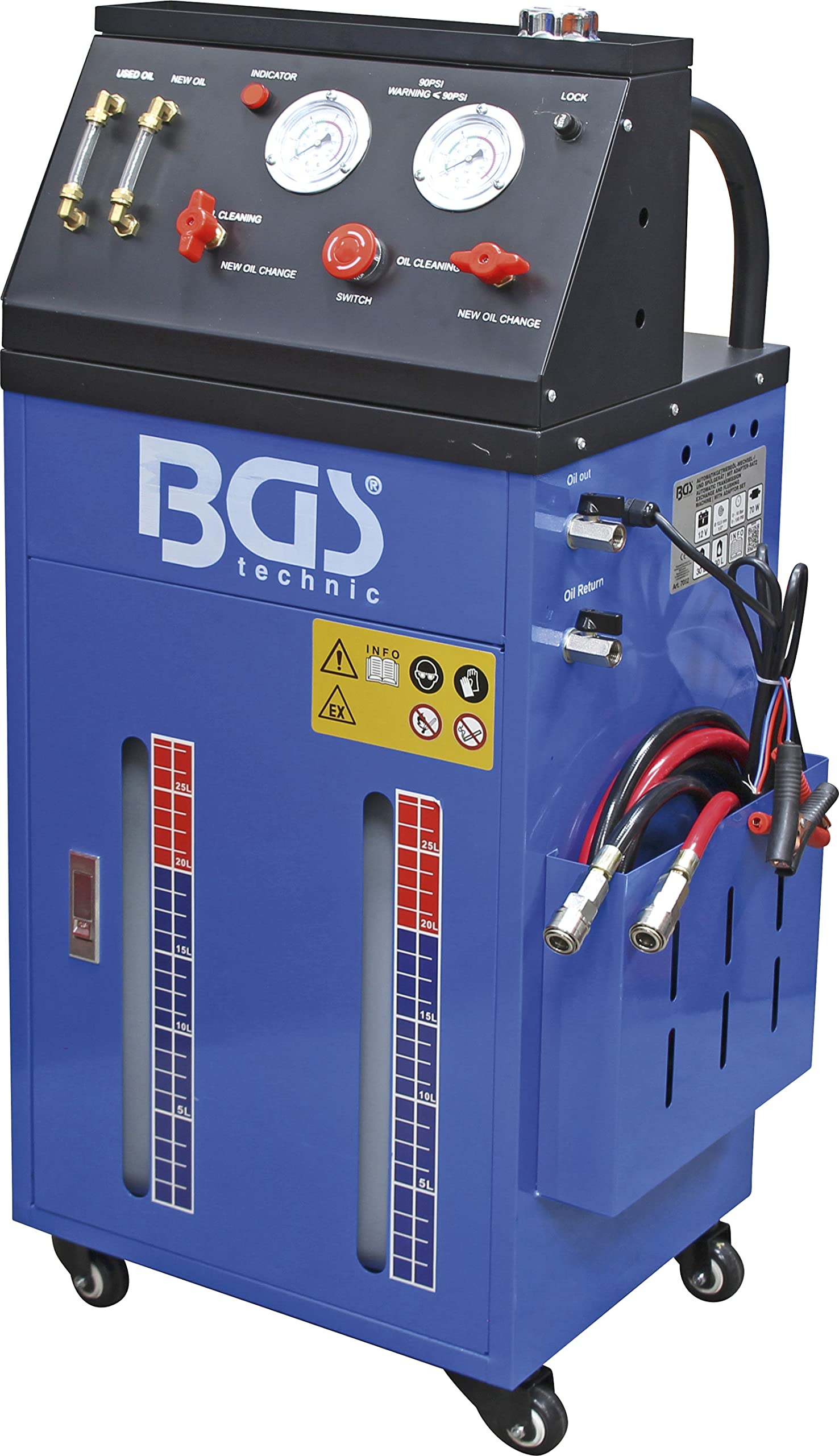 BGS 7082 | Automatikgetriebeöl-Wechsel-/ und Reinigungsgerät mit Adapter-Satz von BGS