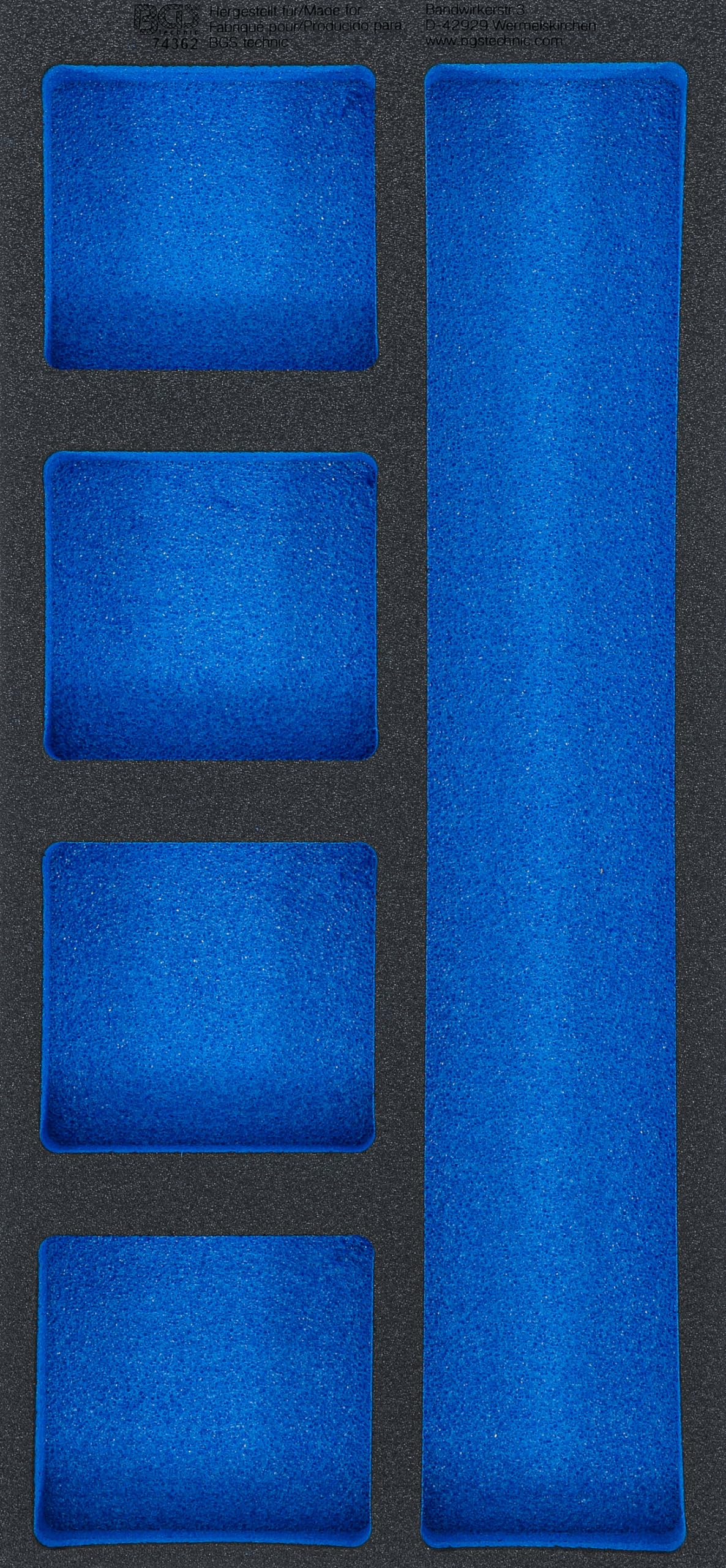 BGS 74362 | Werkstattwageneinlage 1/3, leer: 5 Ablagefächer | 408 x 189 x 32 mm BGS 74362 | Werkstattwageneinlage 1/3, leer: 5 Ablagefächer | 408 x 189 x 32 mm von BGS