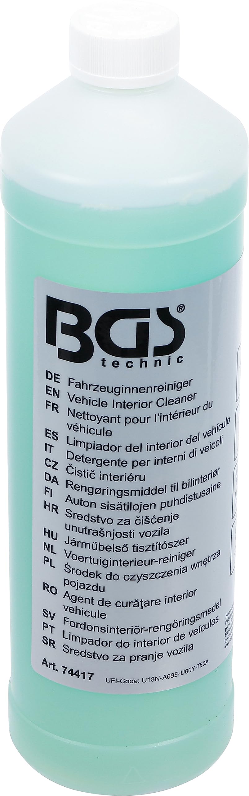BGS 74417 | Fahrzeuginnenreiniger | 1000 ml | Auto-Innen-Reiniger | für Sauberheit im Auto und Haushalt von BGS