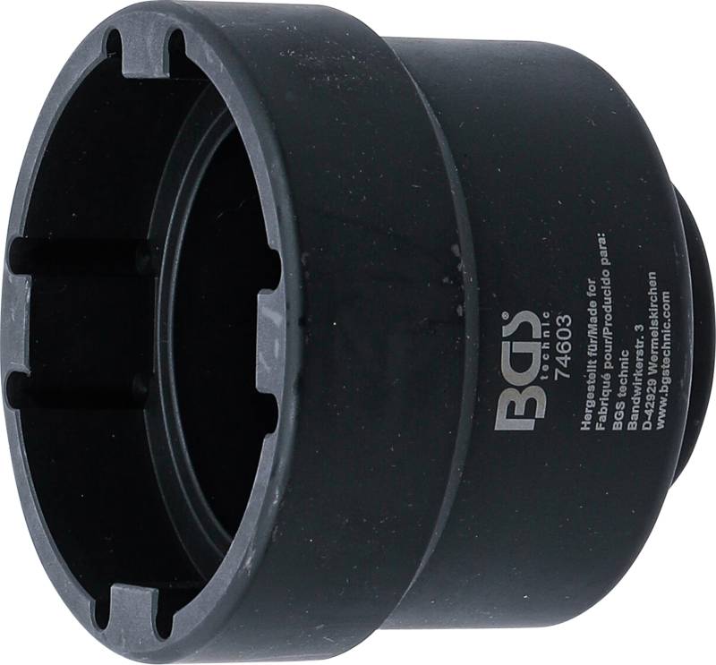 BGS 74603 | Vorderrachs-Nutmuttern-Schlüssel | Zapfen innen liegend | für DAF (LF 45) 12T von BGS