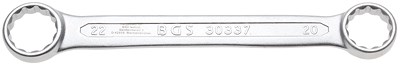 Bgs Doppel-Ringschlüssel - extra flach - SW 20 x 22 mm [Hersteller-Nr. 30337] von BGS