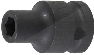 Bgs Kraft-Steckschlüssel-Einsatz Sechskant - Vierkant 1/2 - SW 8 mm [Hersteller-Nr. 5205-8] von BGS