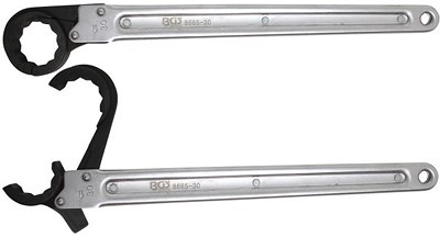Bgs Leitungs-Ratschenschlüssel - 30 mm [Hersteller-Nr. 8665-30] von BGS
