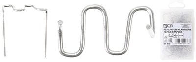 Bgs Reparatur-Klammern - W-Form - Ø 0,8 mm - 100-tlg. [Hersteller-Nr. 873-7] von BGS