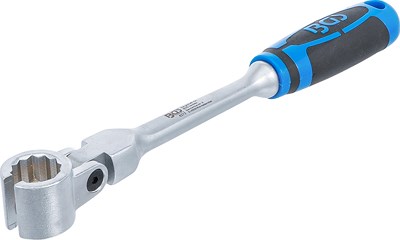 Bgs Spezial-Ringschlüssel für Lambdasonden, kippbar mit Griff SW 22mm [Hersteller-Nr. 8272] von BGS