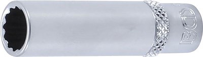 Bgs Steckschlüssel-Einsatz Zwölfkant, tief - Vierkant 1/4 - SW 9 mm [Hersteller-Nr. 10709] von BGS