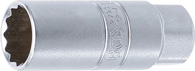 Bgs Zündkerzen-Einsatz Zwölfkant - Vierkant 10 mm (3/8) - SW 18 mm [Hersteller-Nr. 2793] von BGS