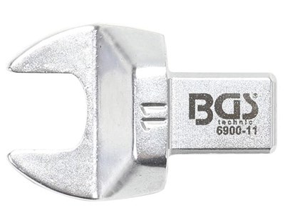 Bgs Einsteck-Maulschlüssel - 11 mm - Aufnahme 9 x 12 mm [Hersteller-Nr. 6900-11] von BGS