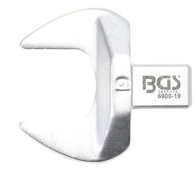 Bgs Einsteck-Maulschlüssel - 19 mm - Aufnahme 9 x 12 mm [Hersteller-Nr. 6900-19] von BGS