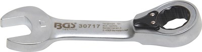 Bgs Ratschenring-Maulschlüssel - kurz - umschaltbar - SW 17 mm [Hersteller-Nr. 30717] von BGS