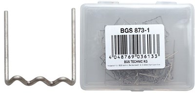 Bgs Reparatur-Klammern - U-Form - Ø 0,6 mm - 100-tlg. [Hersteller-Nr. 873-1] von BGS