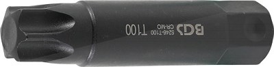 Bgs Bit - Länge 100 mm - Außensechskant 22 mm - T-Profil T100 [Hersteller-Nr. 5246-T100] von BGS