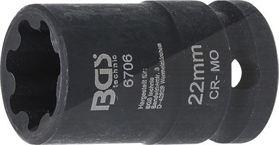 Bgs Spezial-Steckschlüssel-Einsatz - für Audi S5 / Q5 Bremssättel [Hersteller-Nr. 6706] von BGS
