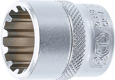Bgs Steckschlüssel-Einsatz Gear Lock - 10 mm (3/8) - SW 18 mm [Hersteller-Nr. 10318] von BGS