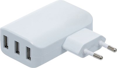 Bgs Universal USB-Ladegerät - 3 USB-Ports - max 3,4 A - 110 - 240 V [Hersteller-Nr. 3377] von BGS