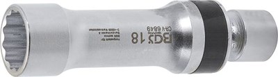 Bgs Zündkerzen-Gelenkeinsatz Zwölfkant mit Haltefeder - SW 18 mm [Hersteller-Nr. 6849] von BGS