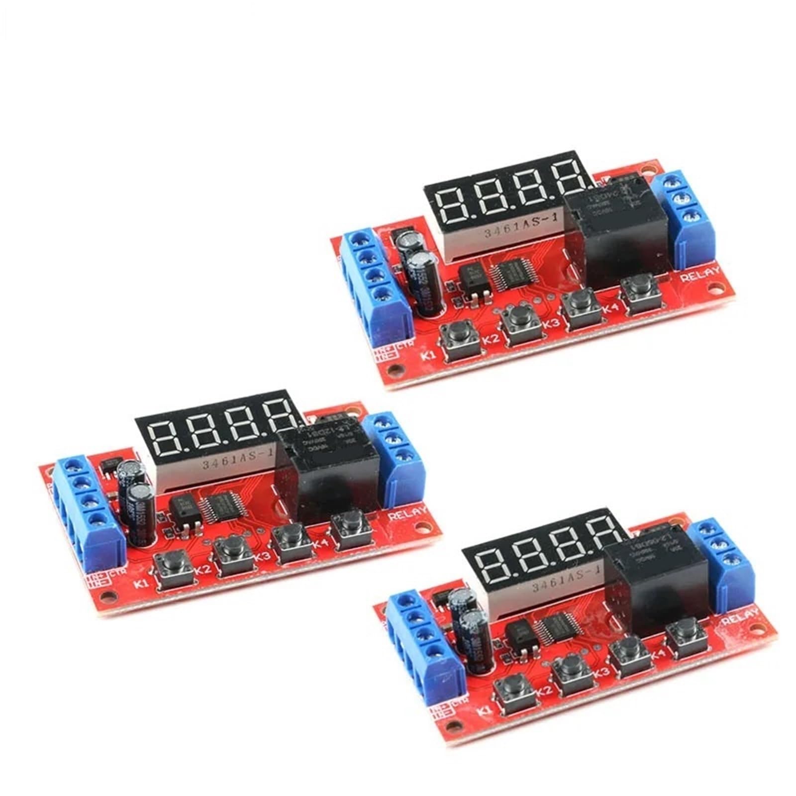 1 Pcs 10A DC 5V 12V 24V Einstellbare Zeit Verzögerung Relais Modul LED Digital Timing Relais Timer verzögerung Trigger Schalter Timer Control Schalter(DC 5V) von BGZHTMG