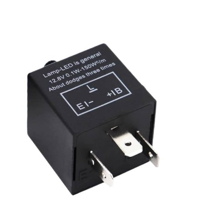 1 STÜCK CF13KT CF14KT Universal 3 Pins 12,8 V 0,1 Watt-150 Watt Einstellbare LED Blinker Blinkrelais Motorrad Schalter(CF-14) von BGZHTMG