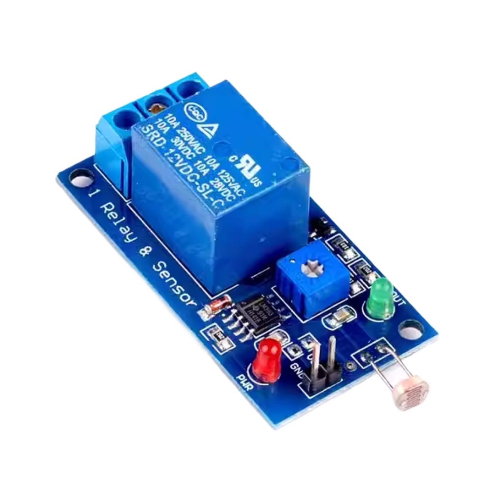 1 STÜCKE Fotowiderstand sensor Plus 5 V 12 V relais modul Licht-empfindliche Licht control schalter Kein licht detektor(12v) von BGZHTMG