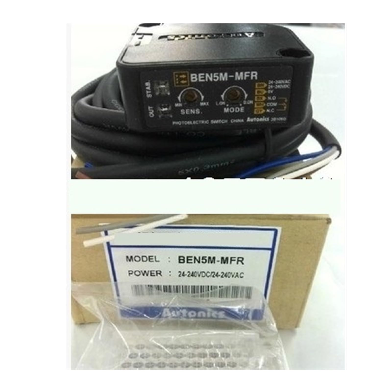 1 Stücke BEN5M-MFR AC/DC Autonics Retroreflektierende Lichtschranke Sensor Sensing 5 Meter Relaisausgang 1 Stücke BEN5M-MFR AC/DC Autonics Retroreflektierende Lichtschranke Sensor Sensing 5 Meter Relaisausgang von BGZHTMG