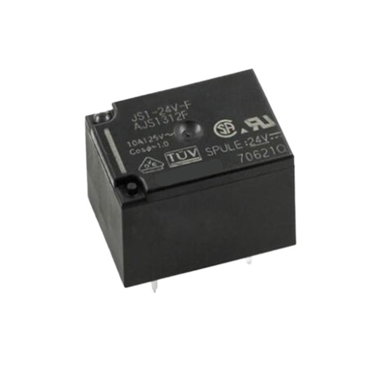 10/30/50 STÜCKE 24 V relais JS1-24V-F JS1 24 V F JS124VF DC24V 24VDC 24 V 10A 5PIN(50PCS) von BGZHTMG