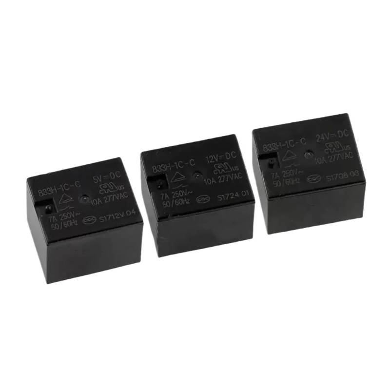 10 STÜCKE 833H-1C-C 5VDC 9VDC 12VDC 24VDC 7A RELAIS 5PIN 833H-1A-C 5VDC 12VDC 24VDC(833H-1A-C-24VDC) von BGZHTMG