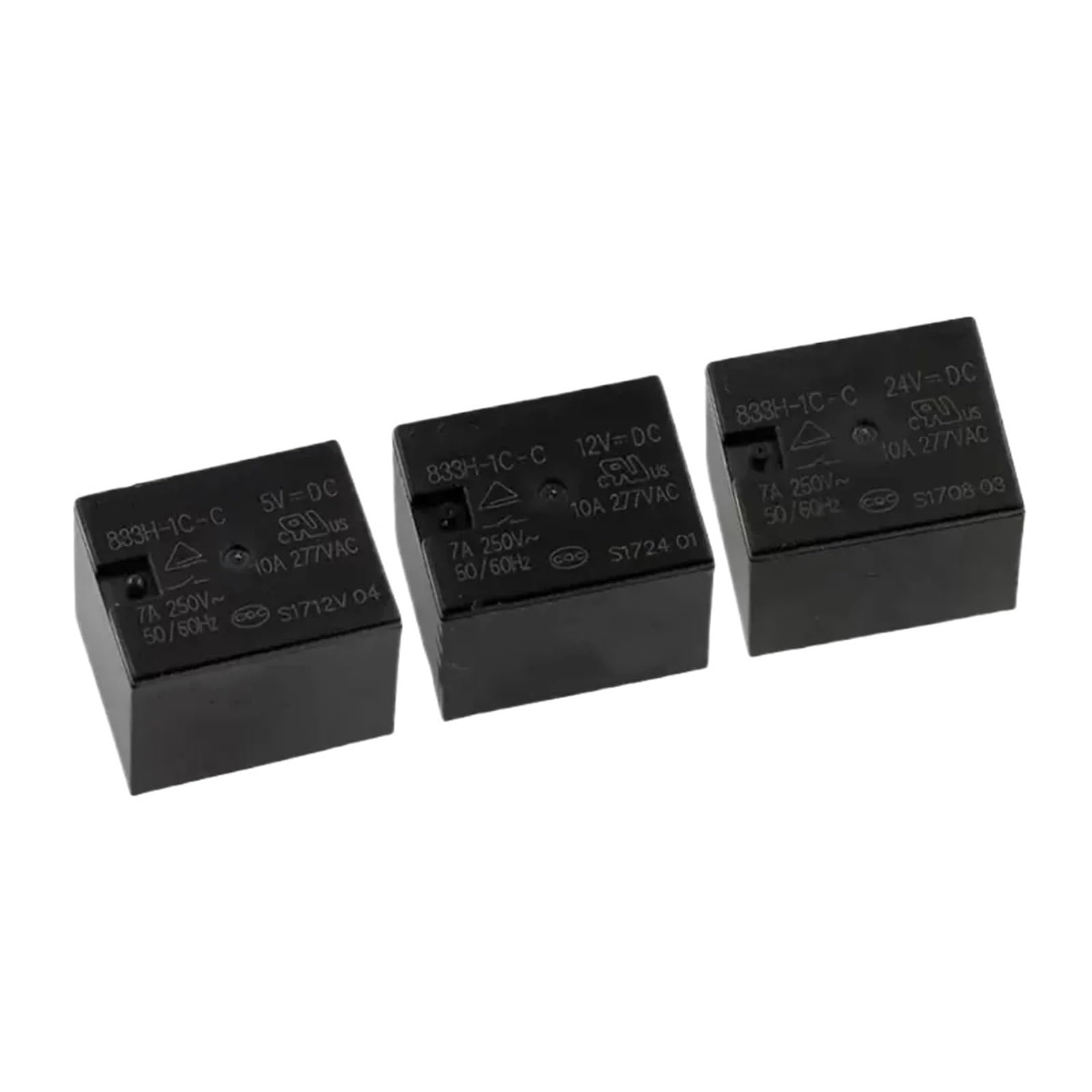 10 STÜCKE 833H-1C-C 5VDC 9VDC 12VDC 24VDC 7A RELAIS 5PIN 833H-1A-C 5VDC 12VDC 24VDC(833H-1A-C-5VDC) von BGZHTMG