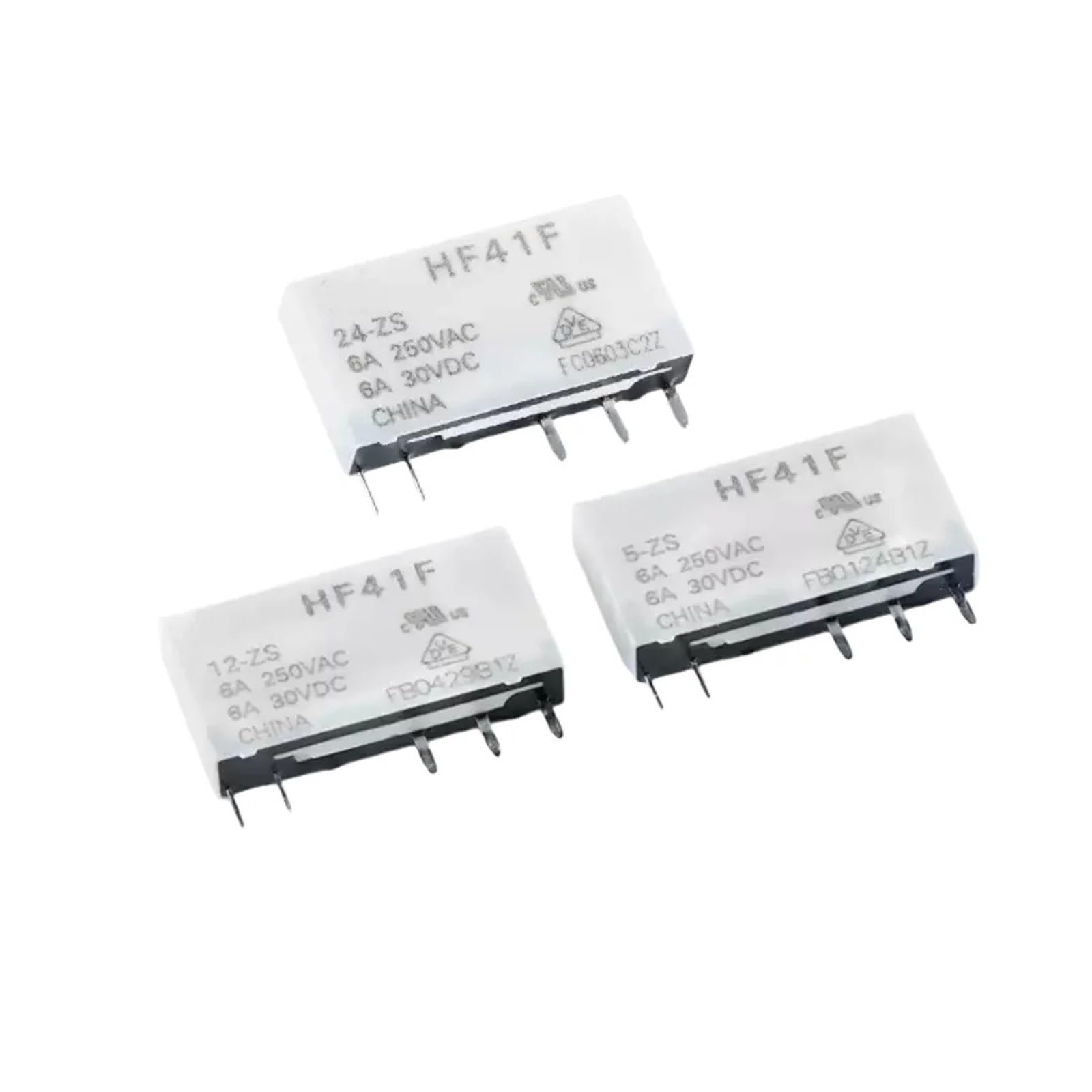 10 STÜCKE HF41F 5-HS 12HS 24HS 4PIN 6A RELAIS HF41F 5-HST 12-HST 24HST 4PIN HF41F 5-ZS 12-ZS 24-ZS 48-ZS 60-ZS 5PIN(HF41F-5-HS 4PIN) von BGZHTMG
