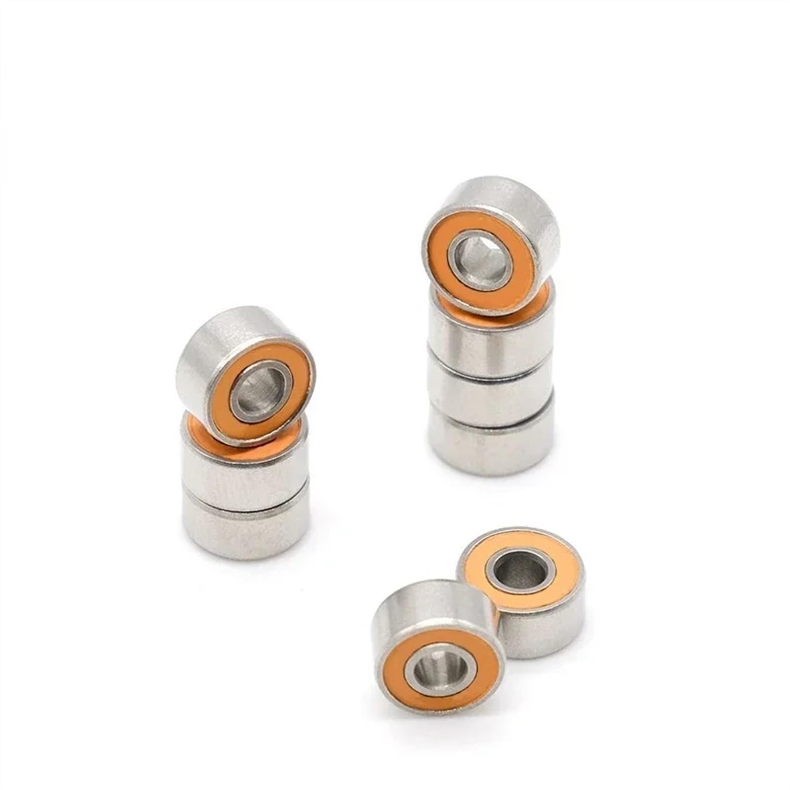 10pcs 3 * 8 * 4mm stainless steel mixed ceramic bearing wheel bearing SMR693(SMR85 2RS CB) von BGZHTMG
