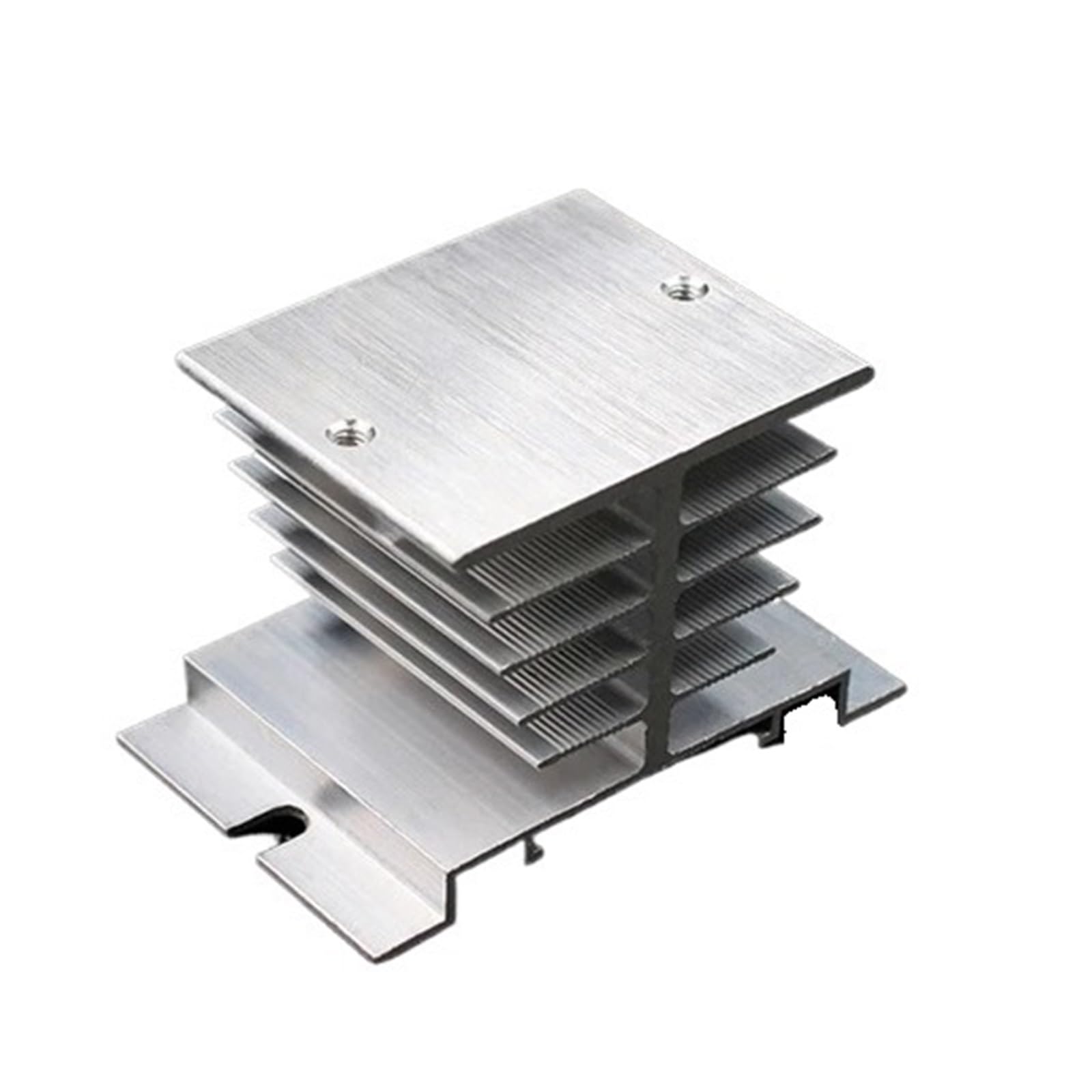 1PC 10A-150A Solid State Relais SSR DA AA DD Aluminium Lamellen Einphasige Aluminium Kühlkörper Ableitung Kühler schiene Montage(Single SSR 10-40A) von BGZHTMG