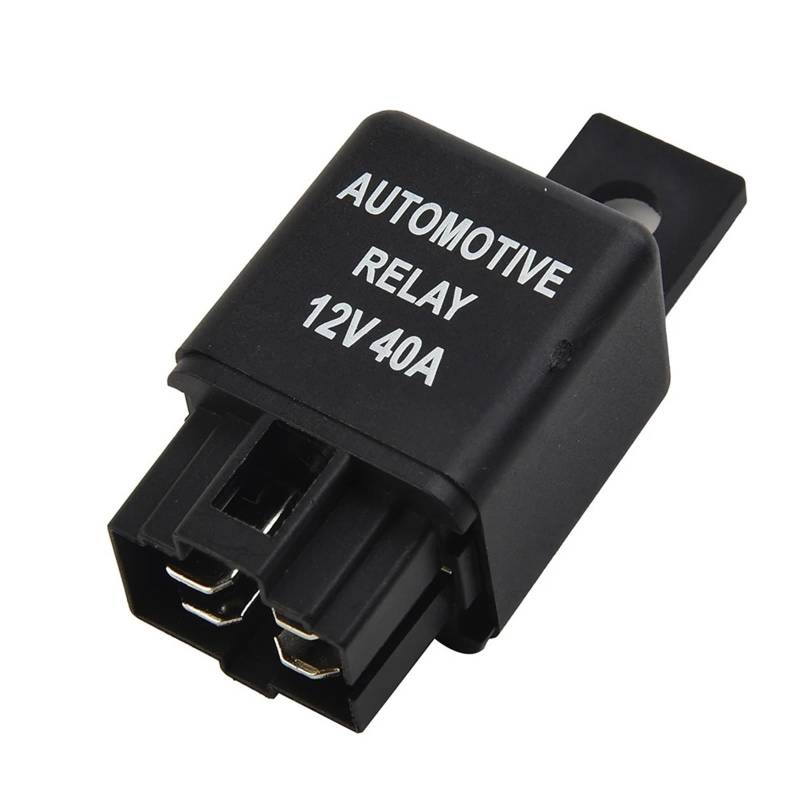 1PC 12V 40A Auto Relais Automotive Van Boot Fahrrad 4 Pin SPST Alarm Relais for Fernstarts, HID Scheinwerfer, Pop Türen, Kofferraum Releases von BGZHTMG